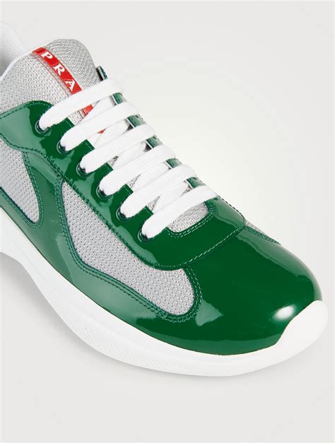 prada americas cup patent leather sneakers